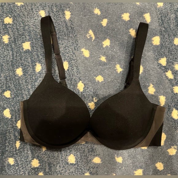 EUC, SPANX Women's Pillow Cup Full Coverage Bra, 32D, Black and Steele - Picture 3 of 6